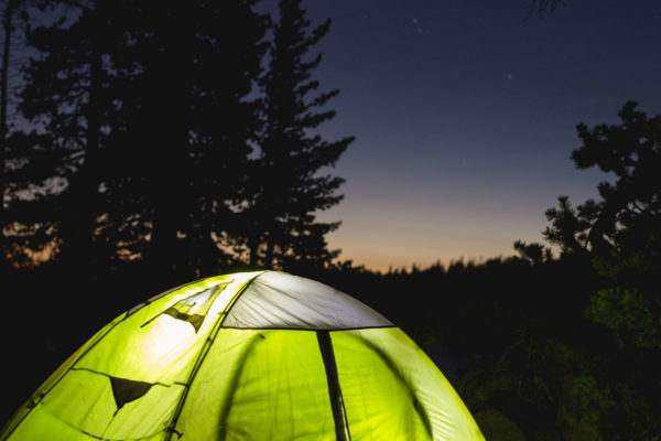 Middle Velma Lake Tent